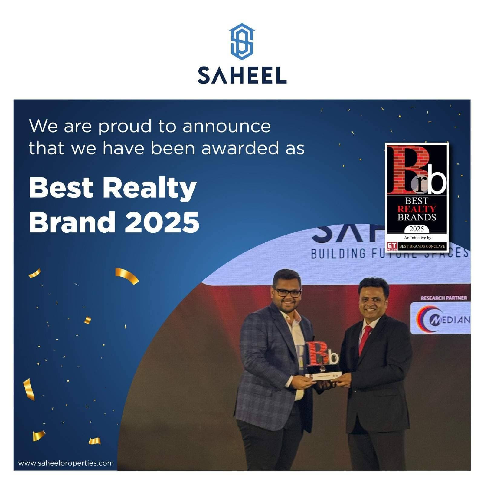 Best Realty Brand 2025 - ET Now 2